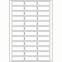 584 - Label Size 60mm x 20mm - 36 labels per sheet