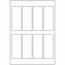 608 - Label Size 112.5mm x 45mm - 8 labels per sheet 