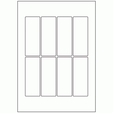 610 - Label Size 105mm x 40mm - 8 labels per sheet