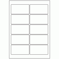 613 - Label Size 94mm x 49mm - 10 labels per sheet