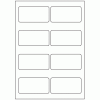 615 - Label Size 92.5mm x 47mm - 8 labels per sheet