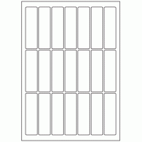 618 - Label Size 89mm x 25mm - 21 labels per sheet