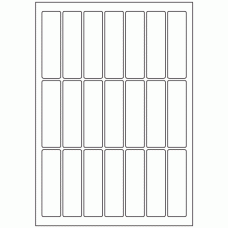 618 - Label Size 89mm x 25mm - 21 labels per sheet