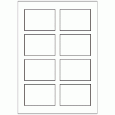 627 - Label Size 81mm x 55.8mm - 8 labels per sheet