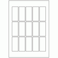 635 - Label Size 75mm x 32mm - 15 labels per sheet