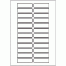 638 - Label Size 70mm x 18mm - 24 labels per sheet