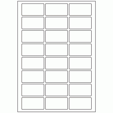 640 - Label Size 60mm x 32mm - 24 labels per sheet 