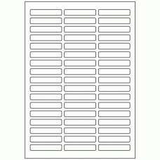 641 - Label Size 60mm x 11mm - 51 labels per sheet 