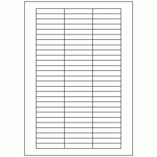 644 - Label Size 55mm x 10mm - 81 labels per sheet 