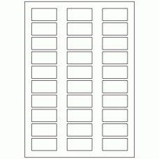 646 - Label Size 48mm x 23.5mm - 30 labels per sheet