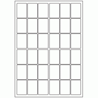 649 - Label Size 45mm x 31mm - 36 labels per sheet