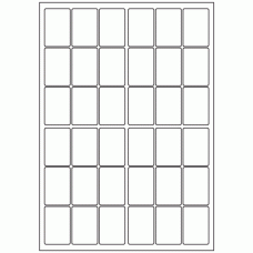 649 - Label Size 45mm x 31mm - 36 labels per sheet 