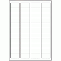 651 - Label Size 45mm x 25mm - 44 labels per sheet (Specialty Corner)