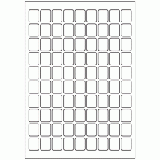 658 - Label Size 24mm x 19mm - 90 labels per sheet 