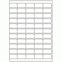 944 - Label Size 42mm x 25mm - 55 labels per sheet