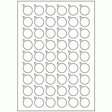 946 - Label Size 28.3mm x 25.5mm - 54 labels per sheet 