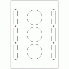 950 - Jar Seal Label Size 183mm x 70mm - 3 labels per sheet 