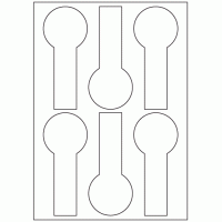 957 - Jar Seal Label Size 140.3mm x 60mm - 6 labels per sheet