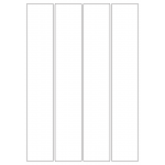 40050 - Label Size 48mm x 284mm - 4 label(s) per sheet