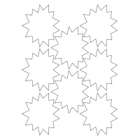 40088 - Label Size 80mm x 90mm - 8 label(s) per sheet