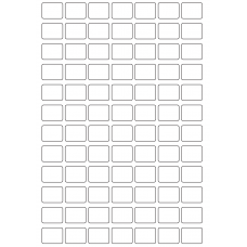 40185 - Label Size 25mm x 19mm - 84 label(s) per sheet