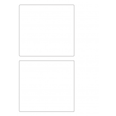 40239 - Label Size 140mm x 130mm - 2 label(s) per sheet