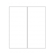 40273 - Label Size 97mm x 225mm - 2 label(s) per sheet 