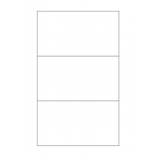 40296 - Label Size 155mm x 85mm - 3 label(s) per sheet 