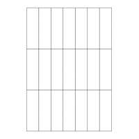 40301 - Label Size 26mm x 88mm - 21 label(s) per sheet