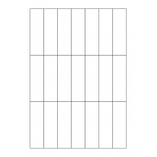 40301 - Label Size 26mm x 88mm - 21 label(s) per sheet 