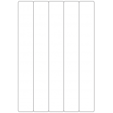 40302 - Label Size 40mm x 290mm - 5 label(s) per sheet 