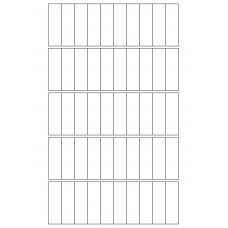 40306 - Label Size 17mm x 55mm - 50 label(s) per sheet 
