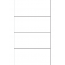 40311 - Label Size 166mm x 73.82mm - 4 label(s) per sheet 