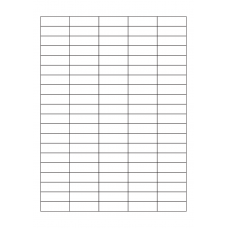 40318 - Label Size 38mm x 12mm - 100 label(s) per sheet 