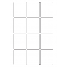 40319 - Label Size 56mm x 67mm - 12 label(s) per sheet 