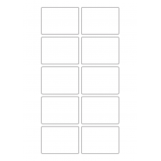 40329 - Label Size 69mm x 50mm - 10 label(s) per sheet 