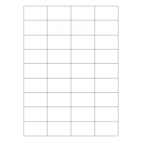40336 - Label Size 49mm x 30mm - 36 label(s) per sheet