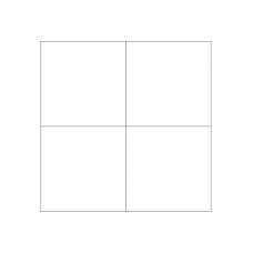 40338 - Label Size 100mm x 100mm - 4 label(s) per sheet 