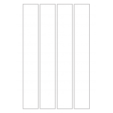 40341 - Label Size 40mm x 275mm - 4 label(s) per sheet 