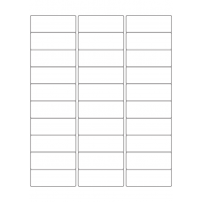 40353 - Label Size 67mm x 25mm - 30 label(s) per sheet 