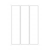 40394 - Label Size 50mm x 230mm - 3 label(s) per sheet