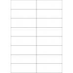 40415 - Label Size 105mm x 36.9mm - 16 label(s) per sheet
