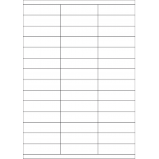 40433 - Label Size 70mm x 20mm - 42 label(s) per sheet 