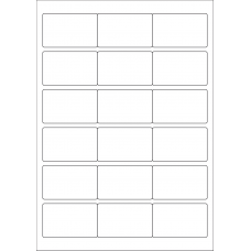 40440 - Label Size 65mm x 40mm - 18 label(s) per sheet