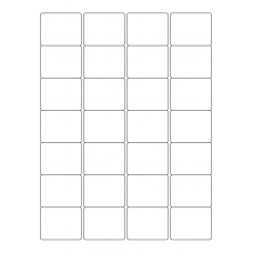 40452 - Label Size 48mm x 38mm - 28 label(s) per sheet 
