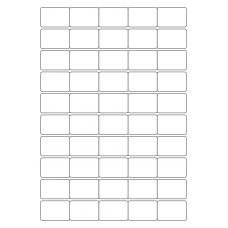 40456 - Label Size 38mm x 25.4mm - 50 label(s) per sheet 