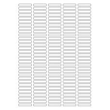 40458 - Label Size 35mm x 6mm - 155 label(s) per sheet 