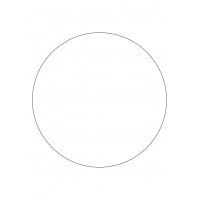 40474 - Label Size 200mm dia - 1 label(s) per sheet