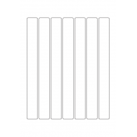 40484 - Label Size 23mm x 220mm - 7 label(s) per sheet
