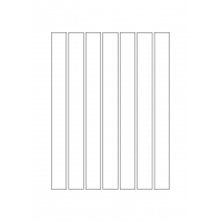 40488 - Label Size 20mm x 210mm - 7 label(s) per sheet